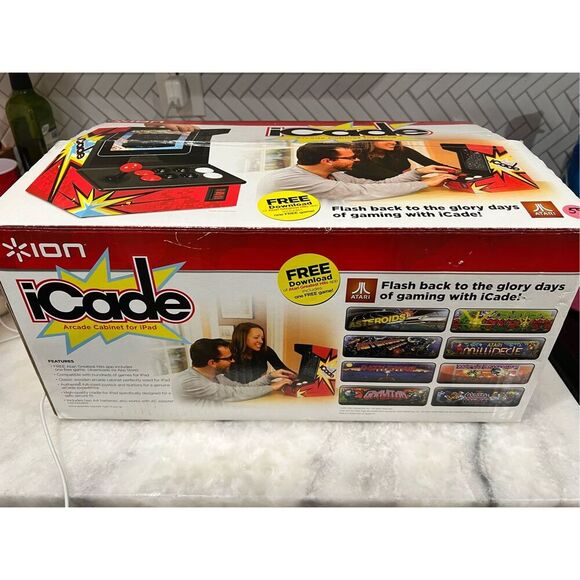 Ion iCade Arcade Video Gaming System Cabinet For iPad  NEW Retro - Picture 1 of 5